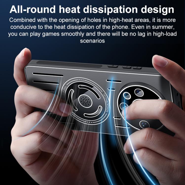 For Huawei Mate 60 Pro Aromatherapy Full Coverage Lens Magnetic Heat Dissipation Phone Case