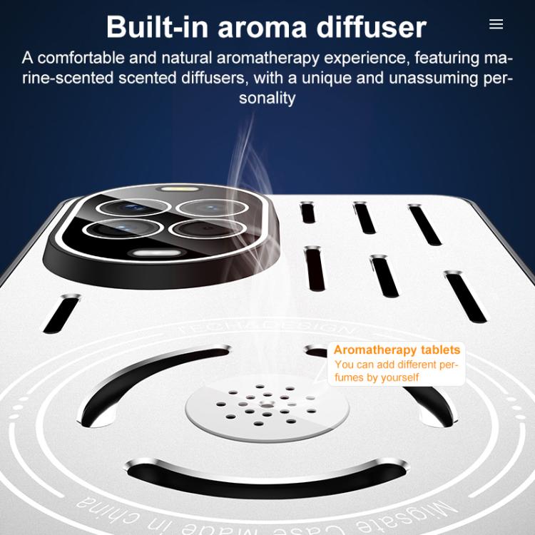 For Huawei nova 14 Aromatherapy Full Coverage Lens Magnetic Heat Dissipation Phone Case