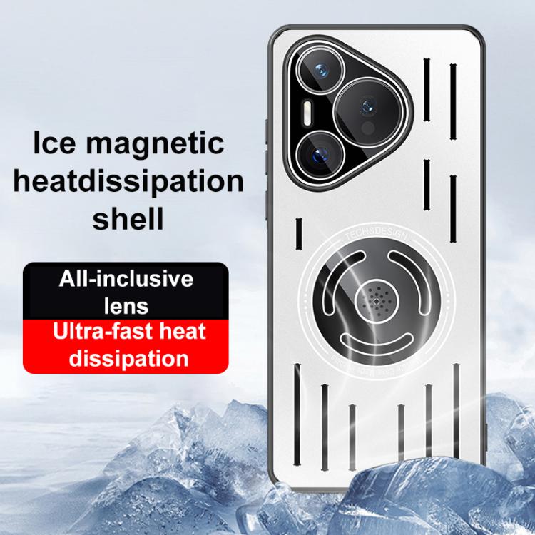 For Huawei Pura 70 Aromatherapy Full Coverage Lens Magnetic Heat Dissipation Phone Case