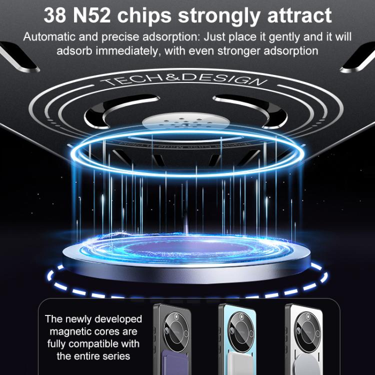 For Honor X60 Aromatherapy Full Coverage Lens Magnetic Heat Dissipation Phone Case
