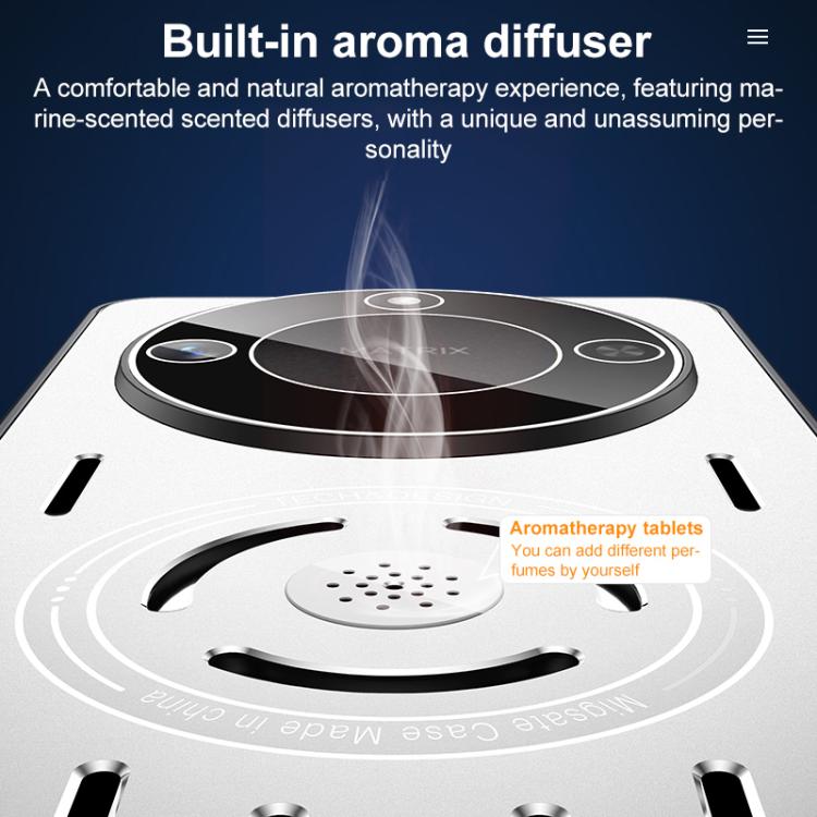 For Honor X60 Aromatherapy Full Coverage Lens Magnetic Heat Dissipation Phone Case
