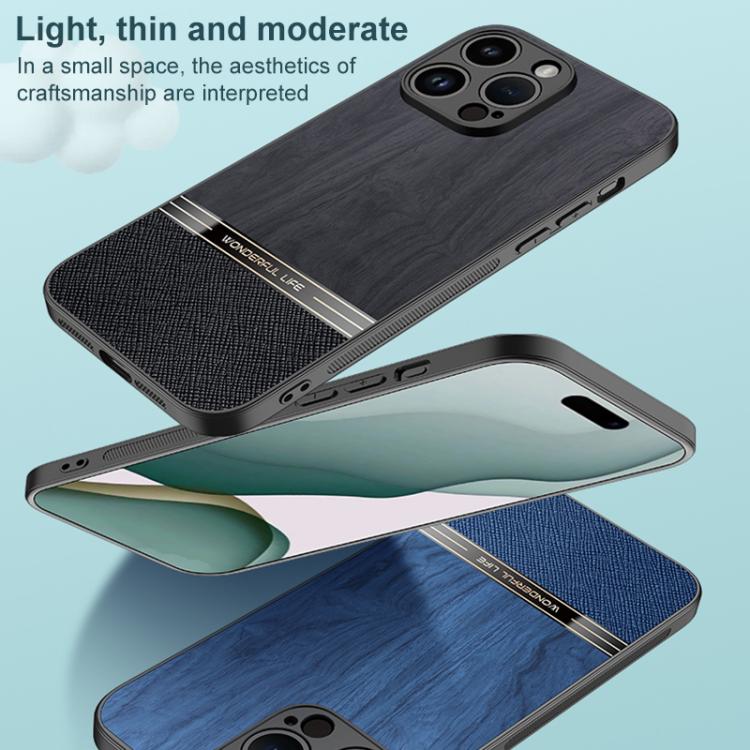 For iPhone 14 Pro Bionic Tree Texture Full Coverage Phone Case