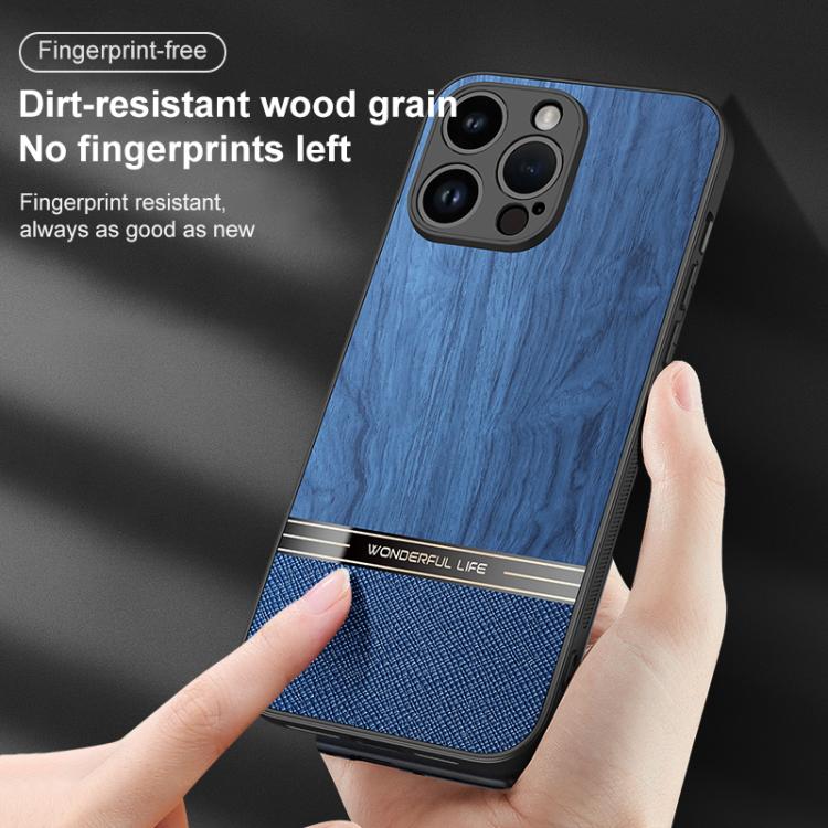 For iPhone 14 Pro Max Bionic Tree Texture Full Coverage Phone Case