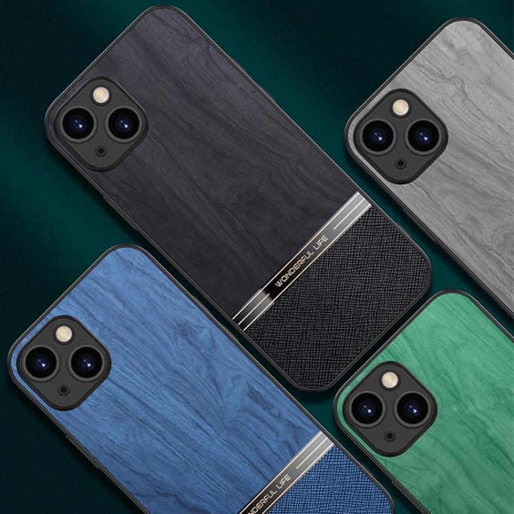 For iPhone 15 Plus Bionic Tree Texture Full Coverage Phone Case