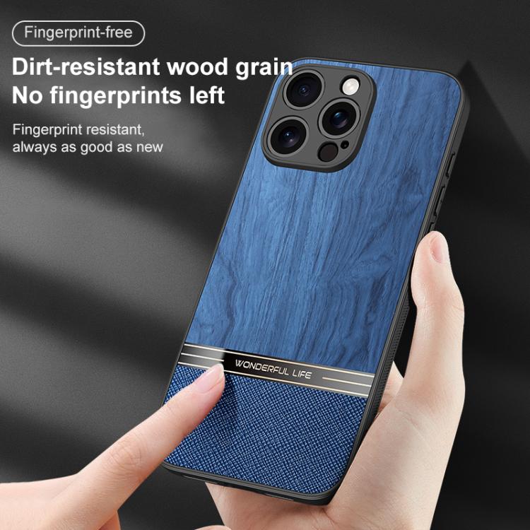 For iPhone 16 Bionic Tree Texture Full Coverage Phone Case