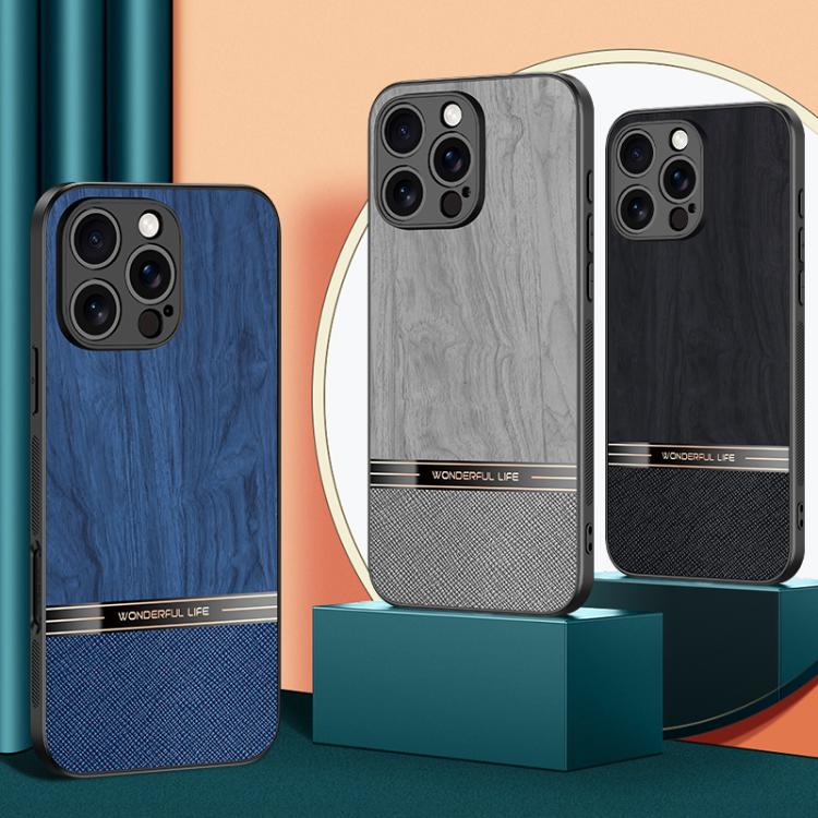 For iPhone 16 Pro Max Bionic Tree Texture Full Coverage Phone Case