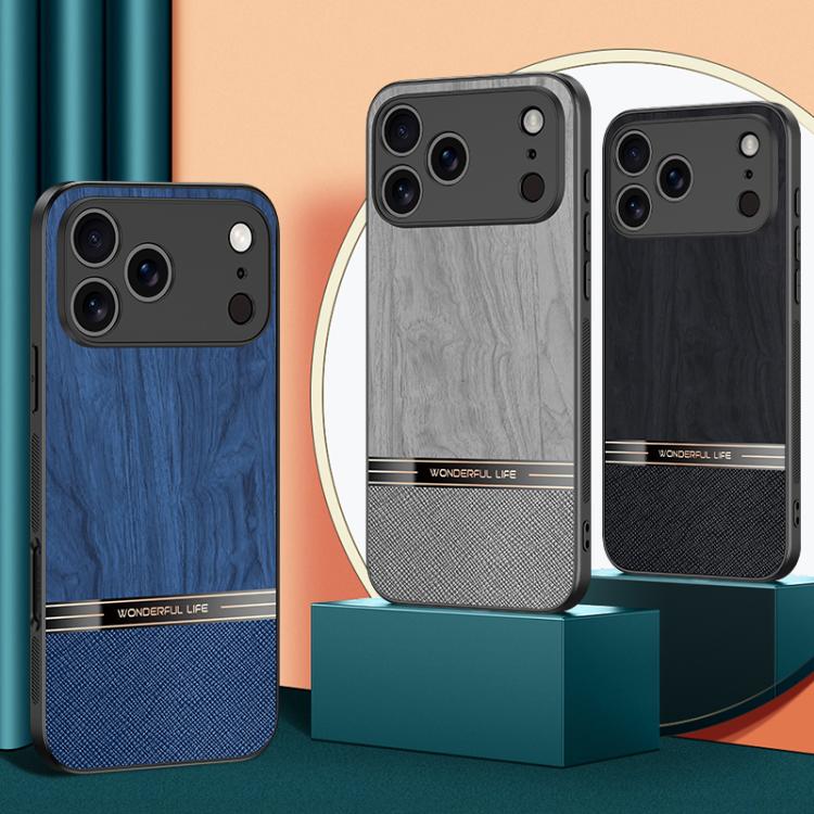 For iPhone 17 Pro Bionic Tree Texture Full Coverage Phone Case