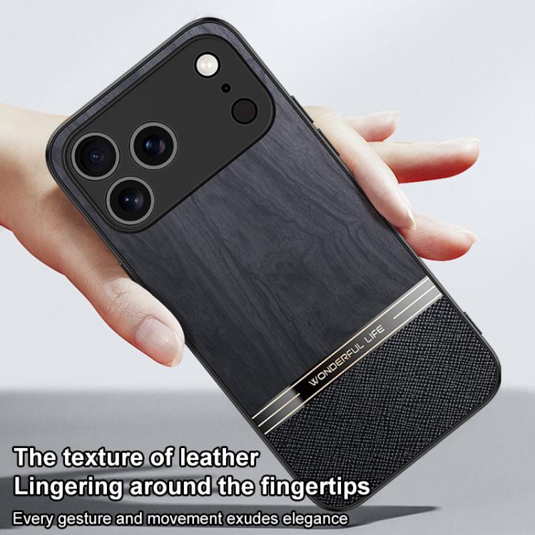 For iPhone 17 Pro Max Bionic Tree Texture Full Coverage Phone Case