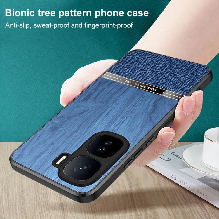 For vivo iQOO Neo 10 5G Bionic Tree Texture Full Coverage Phone Case