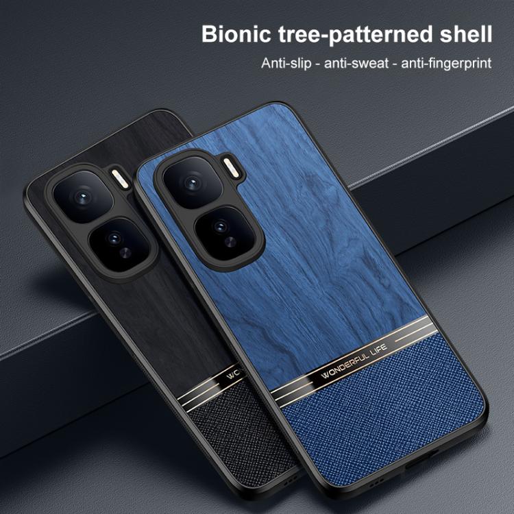 For vivo iQOO Neo 10 5G Bionic Tree Texture Full Coverage Phone Case