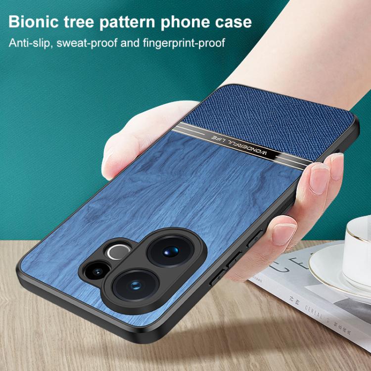 For vivo S30 Bionic Tree Texture Full Coverage Phone Case