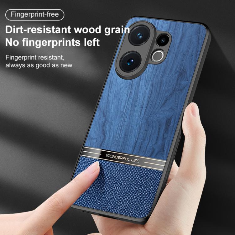 For vivo S30 Bionic Tree Texture Full Coverage Phone Case