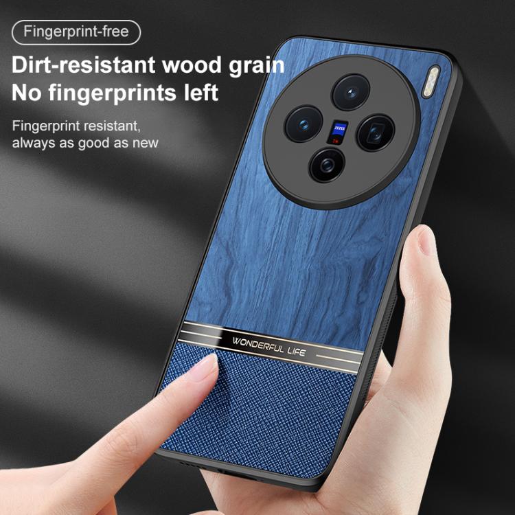 For vivo X200 Pro Bionic Tree Texture Full Coverage Phone Case