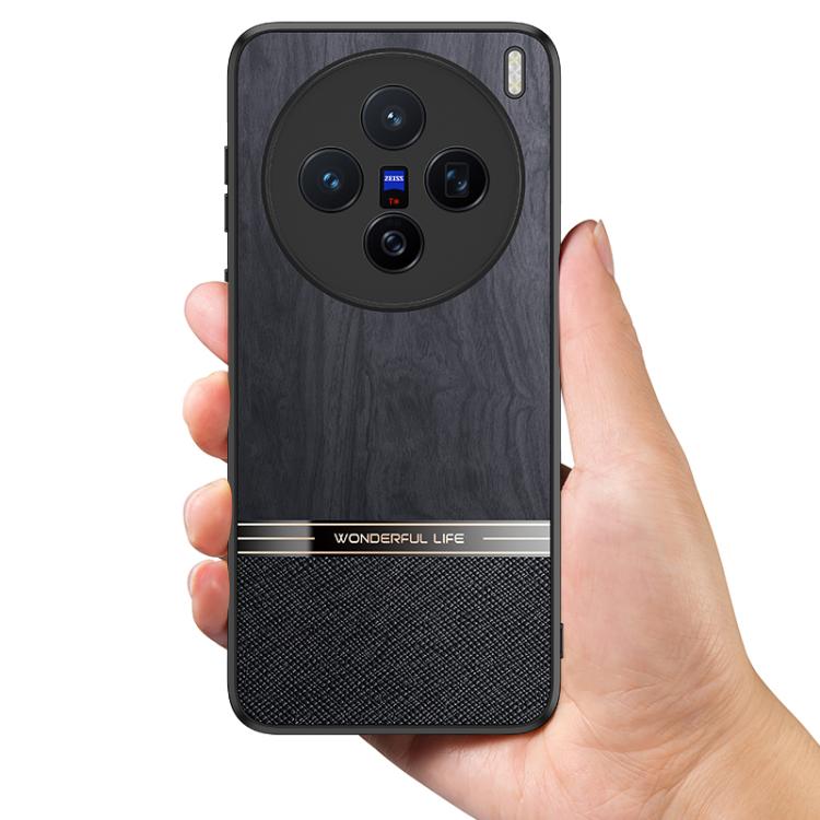 For vivo X200 Pro mini Bionic Tree Texture Full Coverage Phone Case
