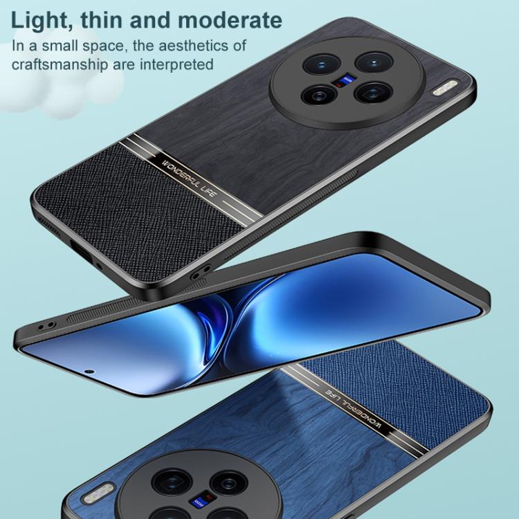 For vivo X200 Pro mini Bionic Tree Texture Full Coverage Phone Case