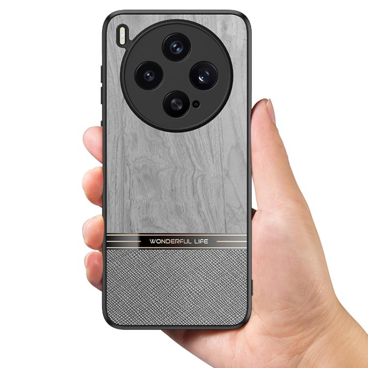 For vivo X300 Pro Bionic Tree Texture Full Coverage Phone Case
