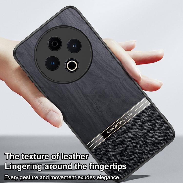 For vivo Y500 5G Bionic Tree Texture Full Coverage Phone Case