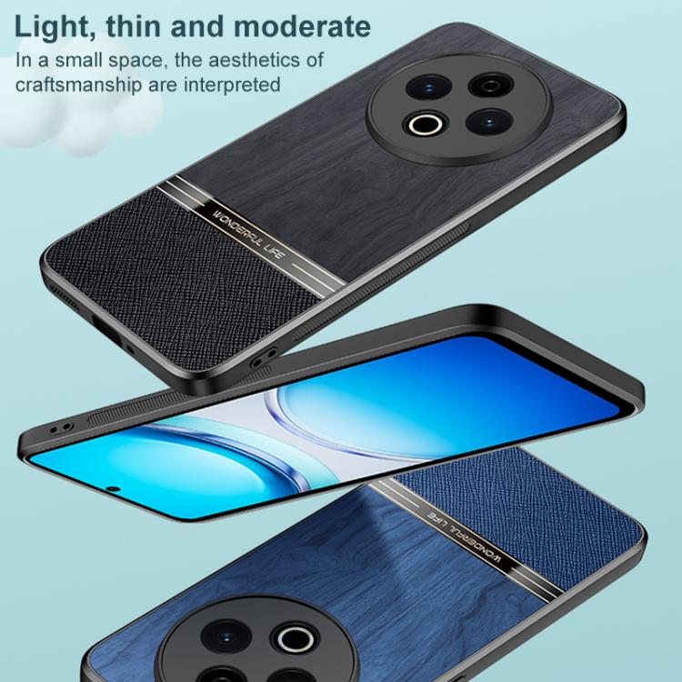 For vivo Y500 5G Bionic Tree Texture Full Coverage Phone Case