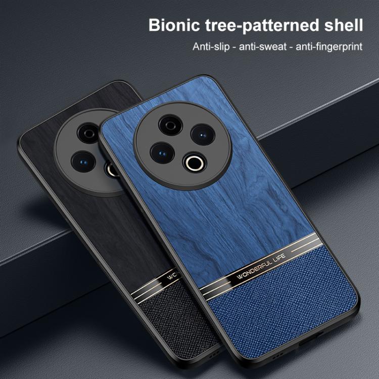 For vivo Y500 5G Bionic Tree Texture Full Coverage Phone Case