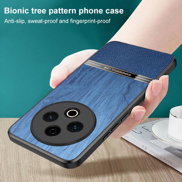 For vivo Y500 5G Bionic Tree Texture Full Coverage Phone Case