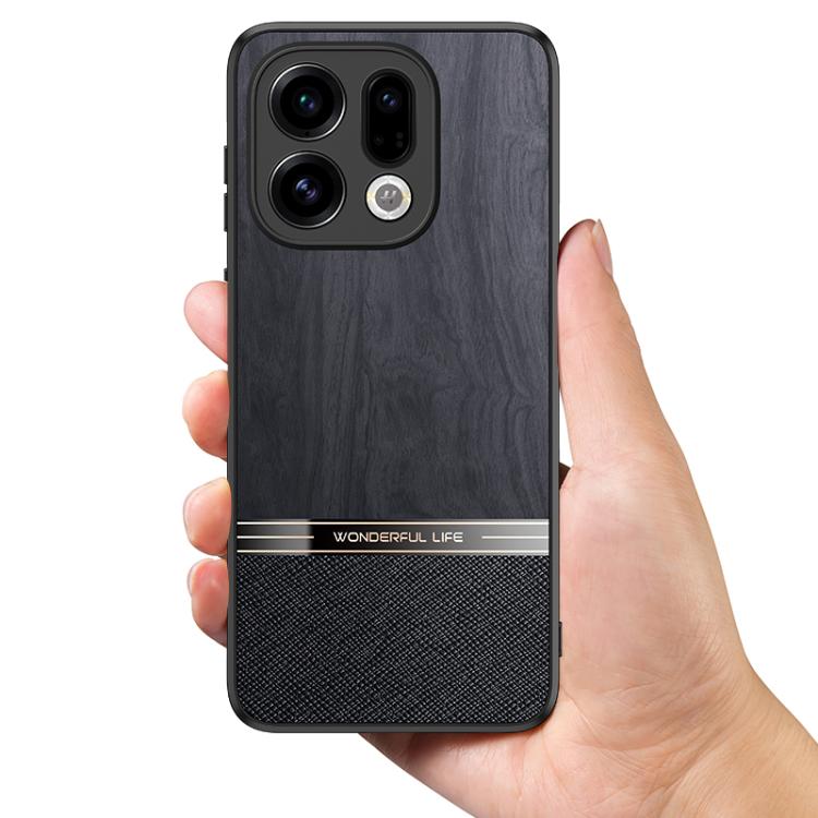 For OPPO Find X9 Bionic Tree Texture Full Coverage Phone Case
