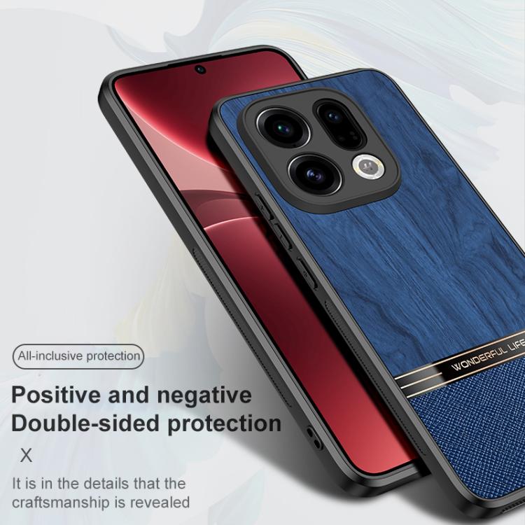 For OPPO Find X9 Pro Bionic Tree Texture Full Coverage Phone Case