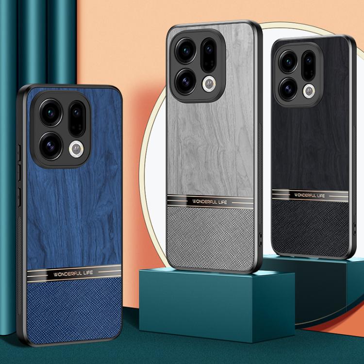 For OPPO Find X9 Pro Bionic Tree Texture Full Coverage Phone Case