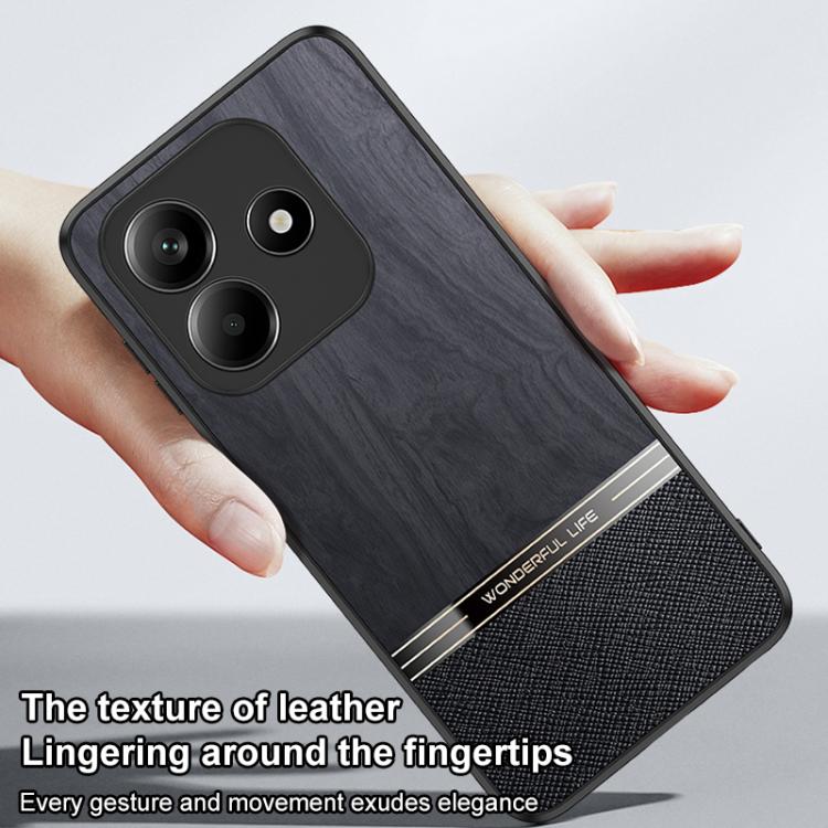 For Redmi Note 14 5G Bionic Tree Texture Full Coverage Phone Case