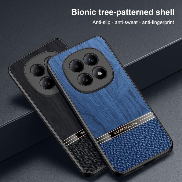 For Redmi Note 15 Pro+ 5G 163.3mm/Poco M8 Pro 5G Bionic Tree Texture Full Coverage Phone Case
