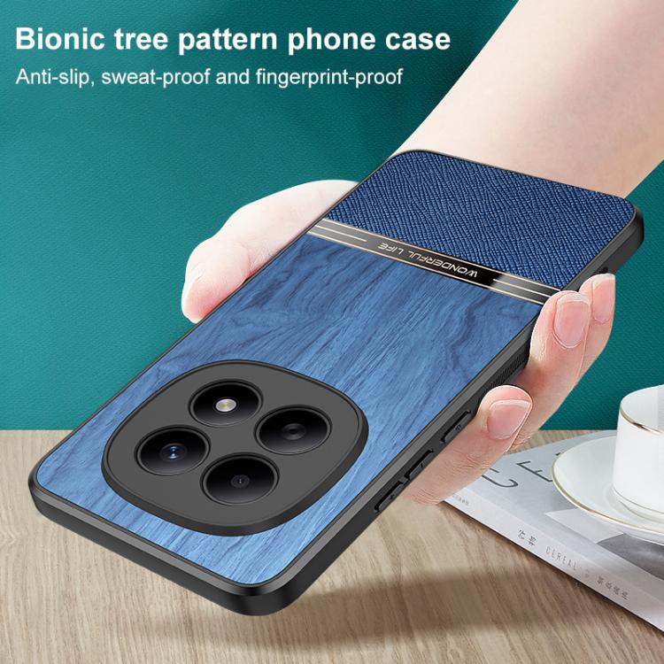 For Redmi Note 15 Pro+ 5G 163.3mm/Poco M8 Pro 5G Bionic Tree Texture Full Coverage Phone Case