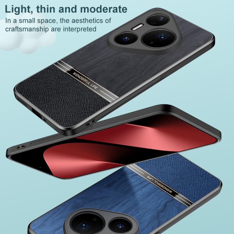 For Huawei Pura 80 Pro Bionic Tree Texture Full Coverage Phone Case