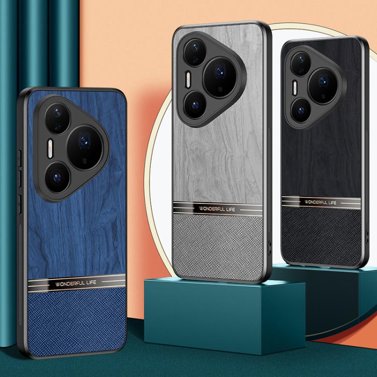 For Huawei Pura 80 Pro Bionic Tree Texture Full Coverage Phone Case