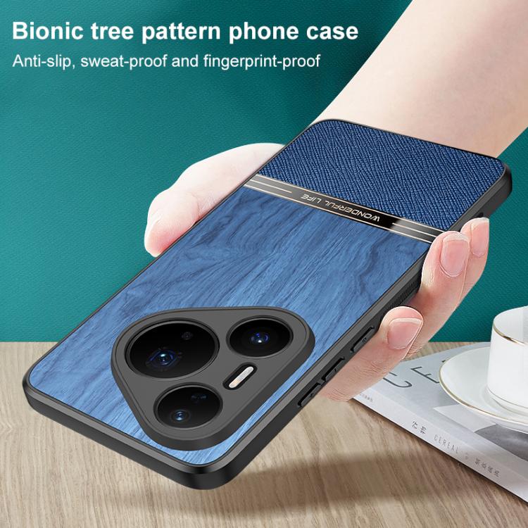 For Huawei Pura 80 Pro Bionic Tree Texture Full Coverage Phone Case