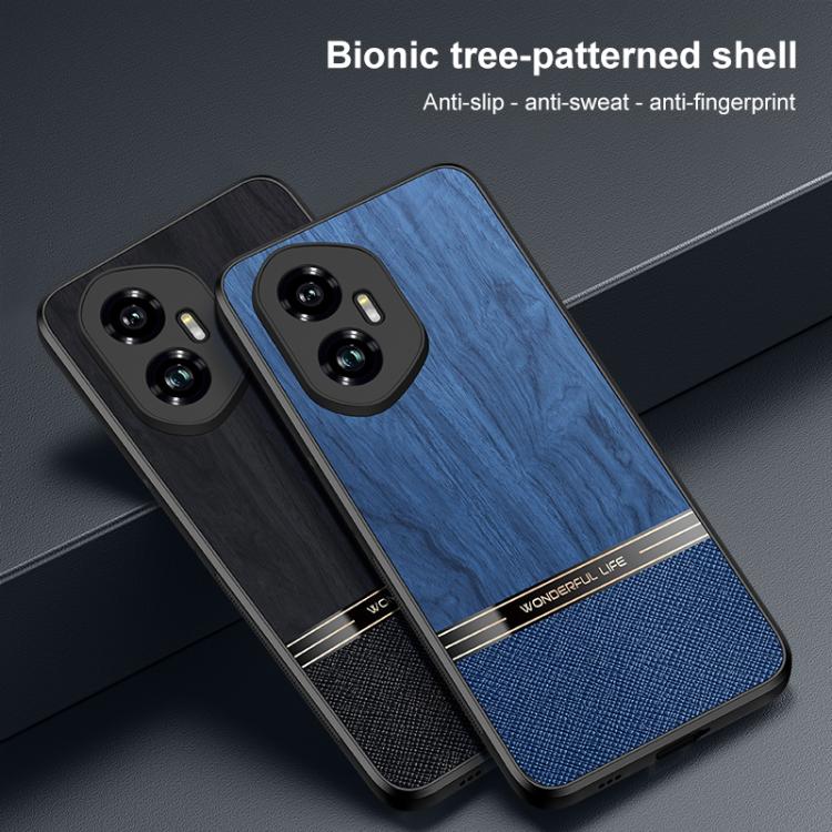For Honor 400 Pro Global 160.8mm Bionic Tree Texture Full Coverage Phone Case