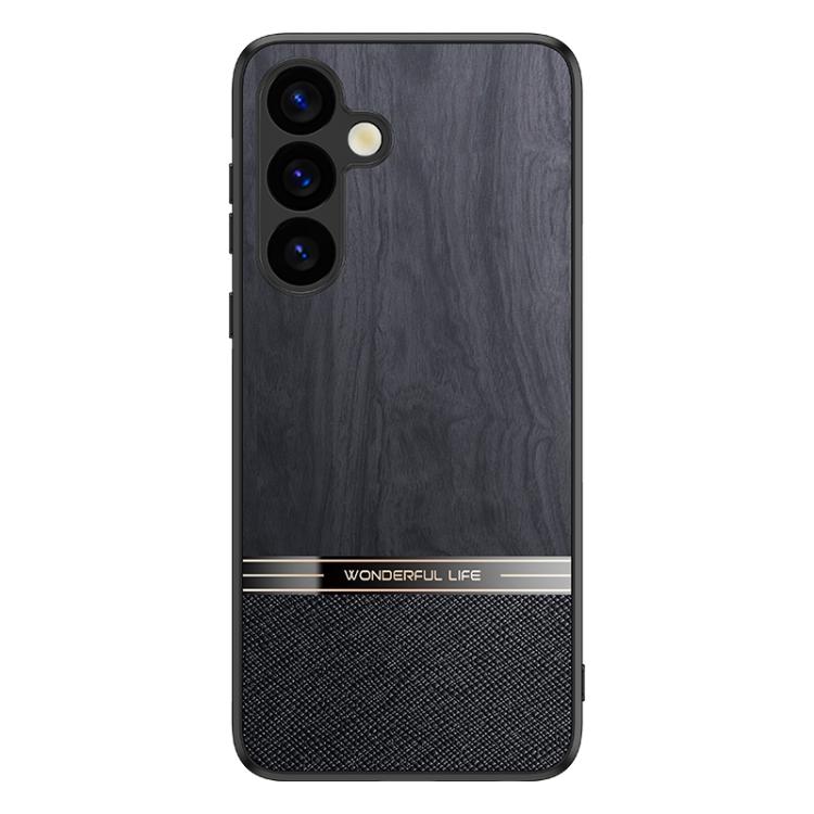 For Samsung Galaxy S25 5G Bionic Tree Texture Full Coverage Phone Case