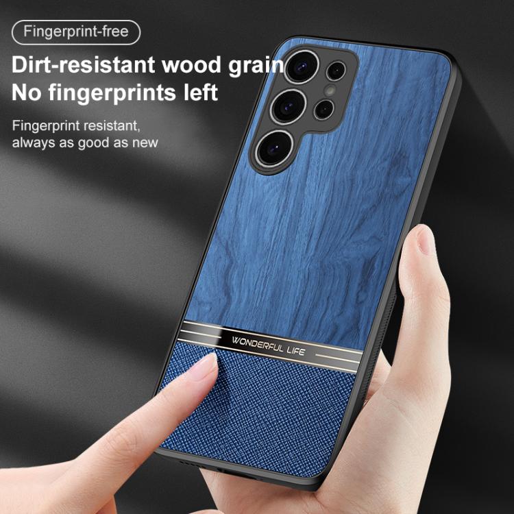 For Samsung Galaxy S26 Ultra 5G Bionic Tree Texture Full Coverage Phone Case