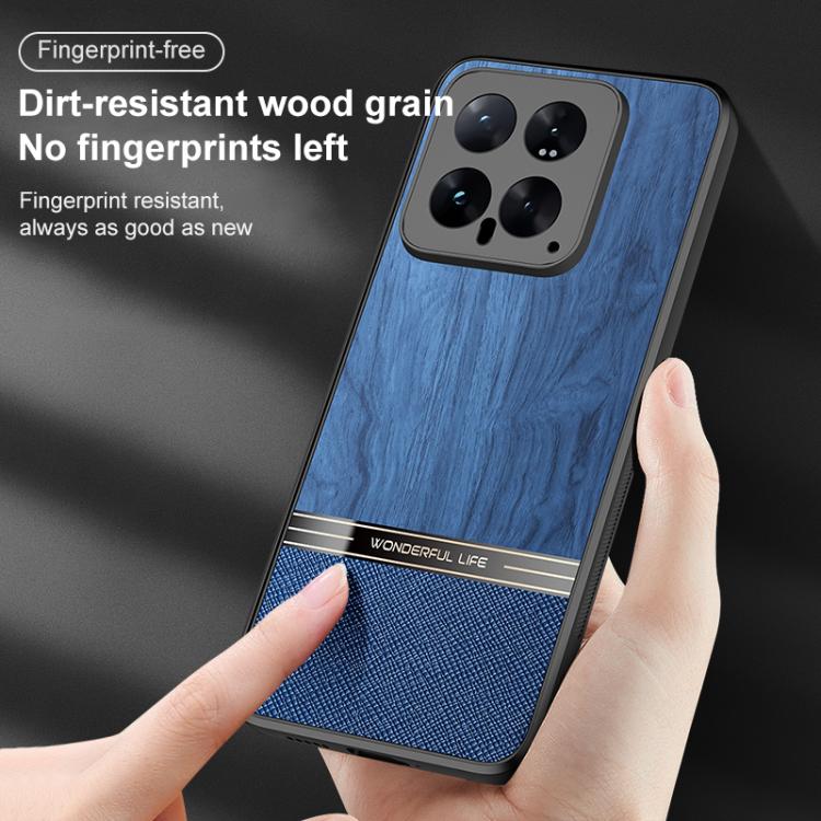 For Xiaomi 14T 5G Bionic Tree Texture Full Coverage Phone Case