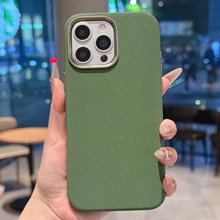 For iPhone 15 Pro Max Dotted Texture Full Coverage Shockproof Magnetic Phone Case