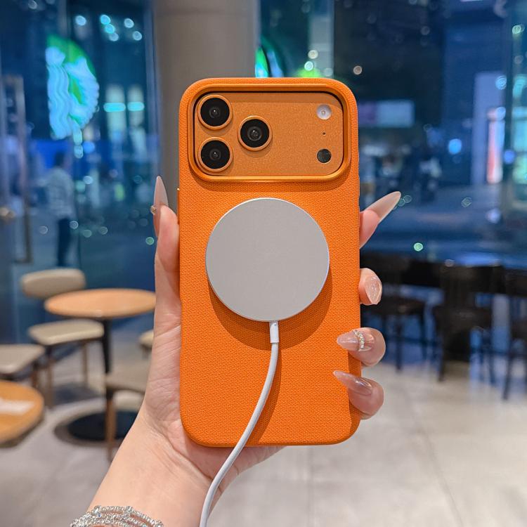 For iPhone 17 Dotted Texture Full Coverage Shockproof Magnetic Phone Case
