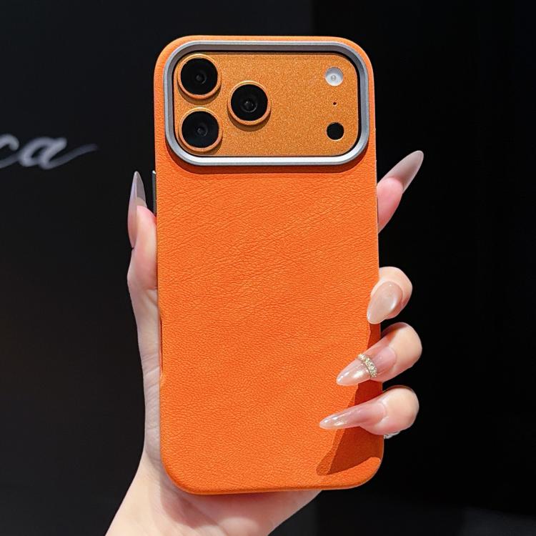 For iPhone 17 Pro Max Solid Color Full Coverage Leather Magnetic Phone Case