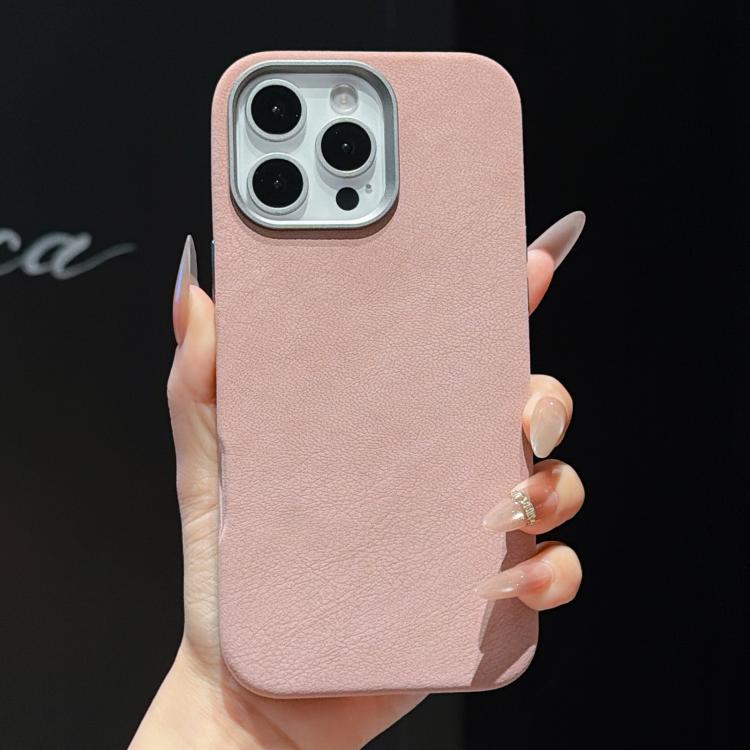 For iPhone 16 Pro Max Solid Color Full Coverage Leather Magnetic Phone Case