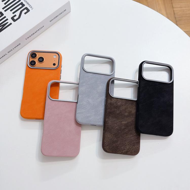 For iPhone 15 Pro Solid Color Full Coverage Leather Magnetic Phone Case