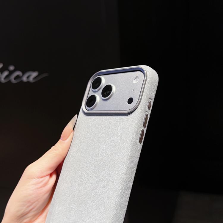 For iPhone 15 Pro Solid Color Full Coverage Leather Magnetic Phone Case