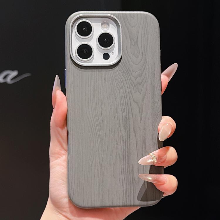 For iPhone 17 Pro Max Wood Grain Full Coverage Magnetic Phone Case