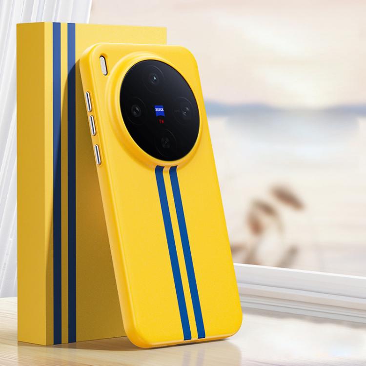 For vivo X300 Boundless Rock Sand Starting Line Series Contrast Color Magnetic Phone Case
