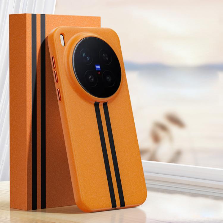 For vivo X300 Pro Boundless Rock Sand Starting Line Series Contrast Color Magnetic Phone Case