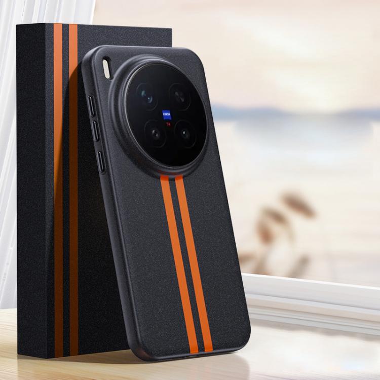 For vivo X300 Pro Boundless Rock Sand Starting Line Series Contrast Color Magnetic Phone Case