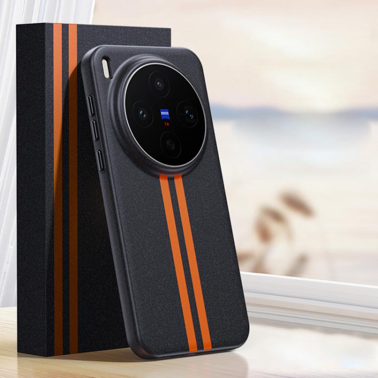 For vivo X300s Boundless Rock Sand Starting Line Series Contrast Color Magnetic Phone Case