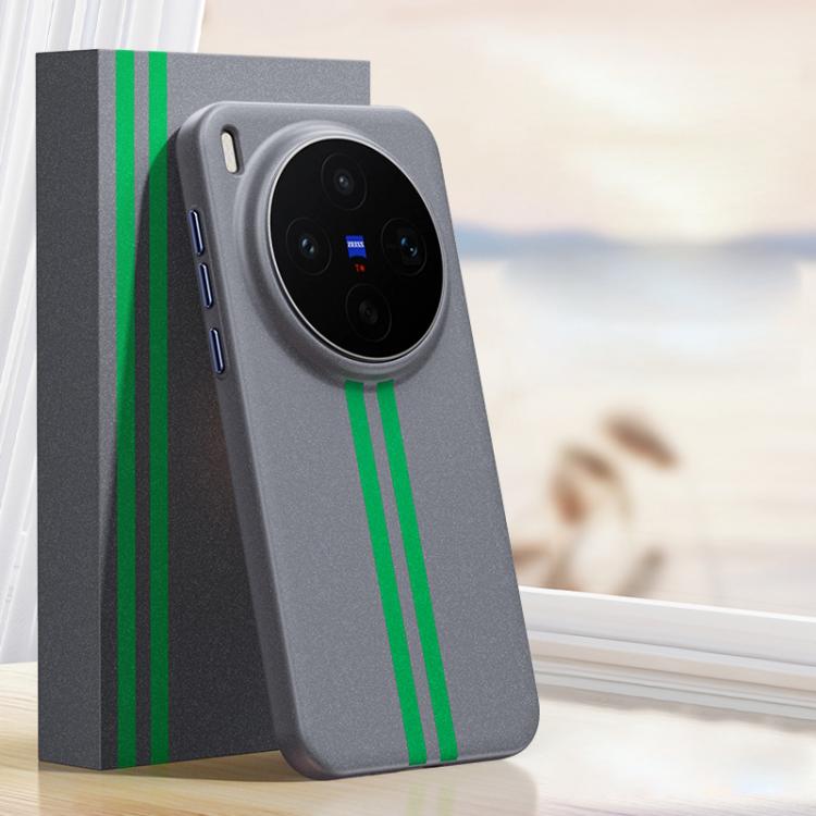 For vivo X300s Boundless Rock Sand Starting Line Series Contrast Color Magnetic Phone Case