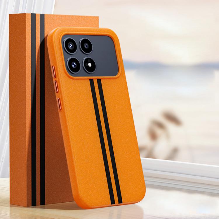 For Redmi K90 / Poco F8 Pro 5G Boundless Rock Sand Starting Line Series Contrast Color Magnetic Phone Case